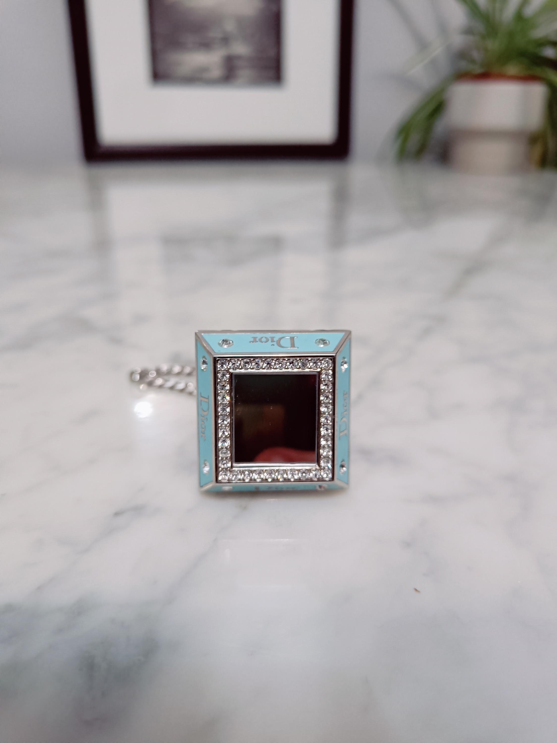 Christian Dior Princess Ring Makeup Jewel Light Blue Enamel