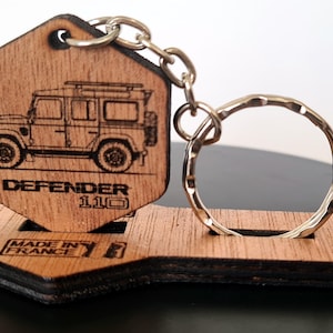 Keyring 4WD Land Rover Defender cutomizable