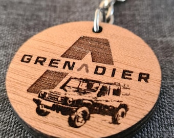Keyring 4WD Ineos Grenadier cutomised with your Car ID