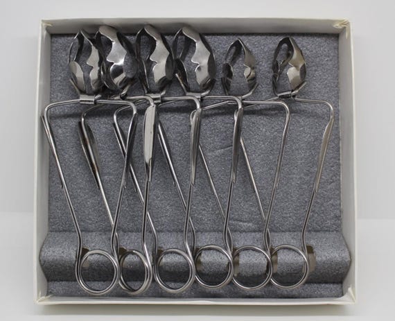 Deuxieme ClasseMOLLINI モリーニ LETHER TONGS Martha Stewart 2 Piece Stainless Steel Tongs Silver