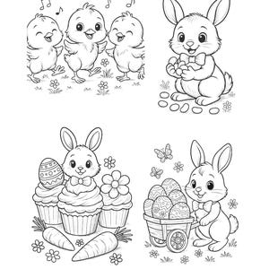 26 Easter Coloring Pages for Kids – Bunnies, Chicks, Eggs, Flowers + 7 ...
