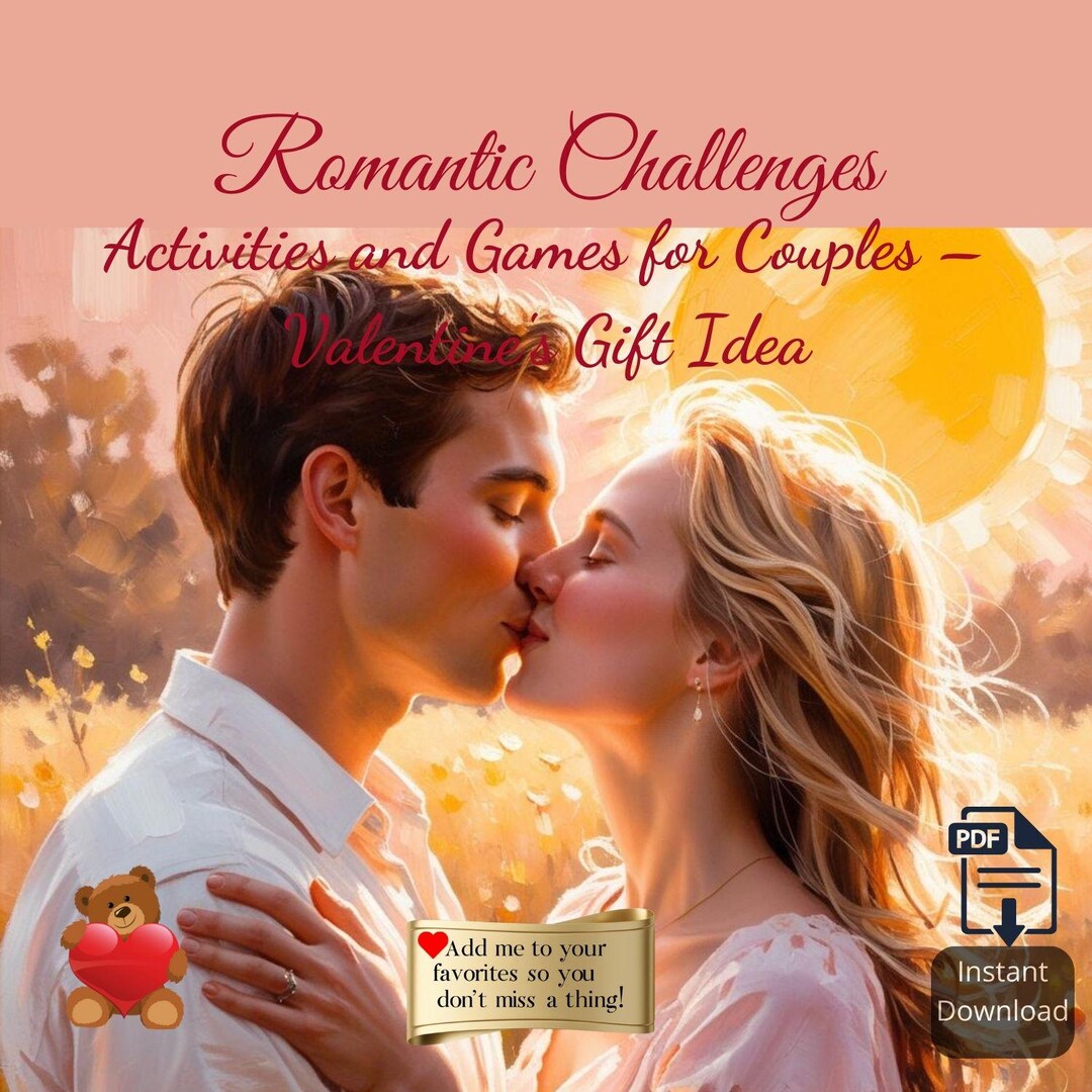 Nice Romatic Activity Romantic Challenges and Creative Activities for Couples, for a Night of ...