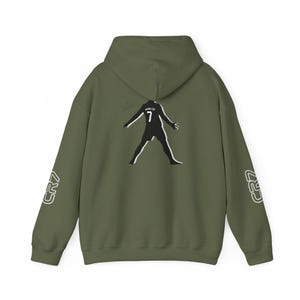 CR7 inspirierter Hoodie, leichtes Sport-Sweatshirt, perfektes Geschenk für Fußballfans, lässige Alltagskleidung, Unisex-Pullover, gemütliche Schicht für