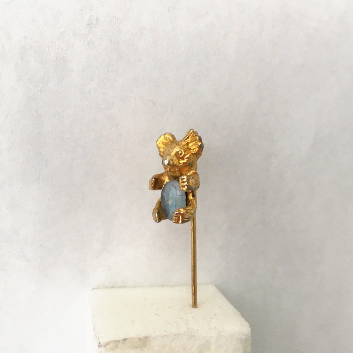 Koala Bear Pin Faux Opal Pin Koala Bear Accessories Vintage Etsy