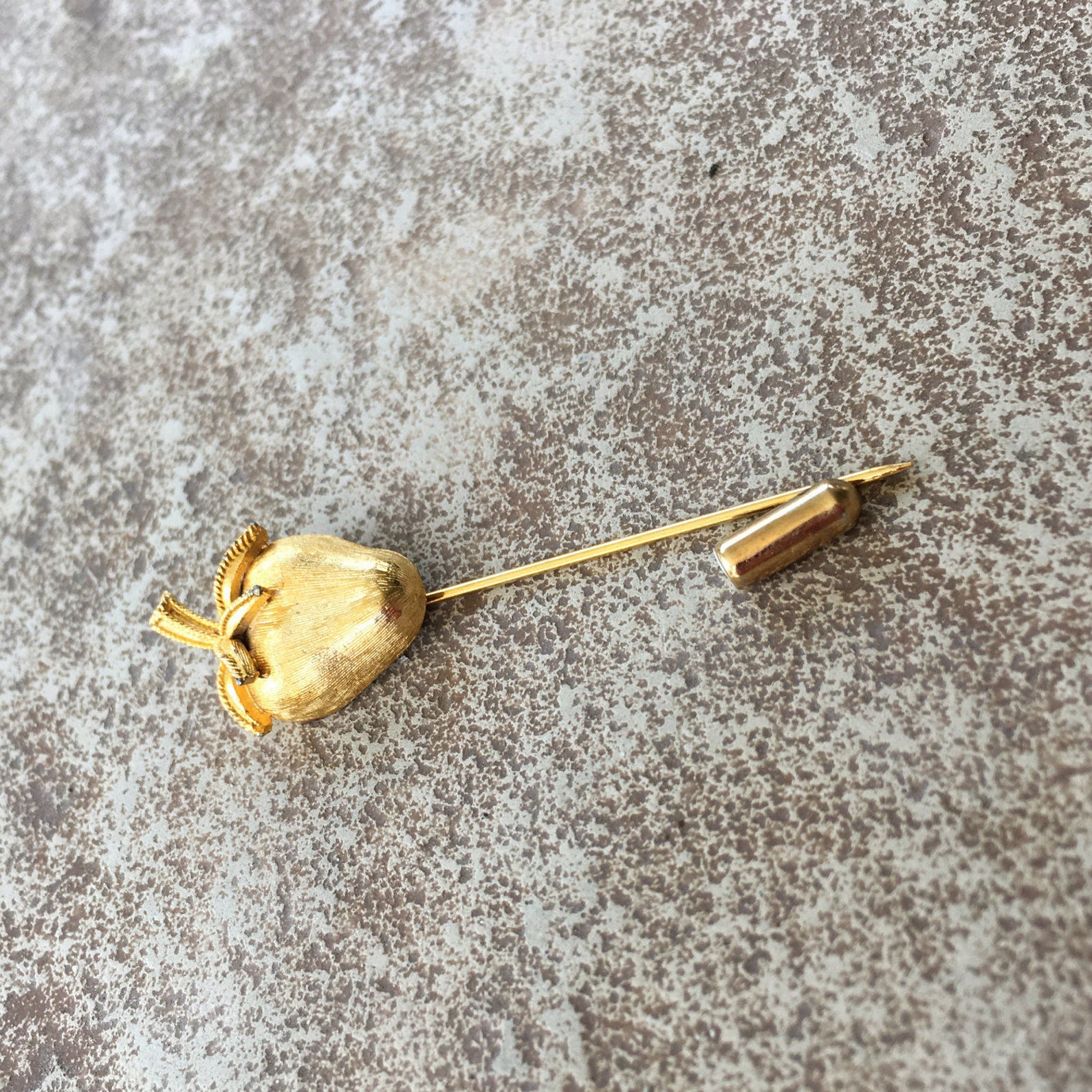 Gold Strawberry Pin Strawberry Jewelry Unique Hat Pins Gold Etsy