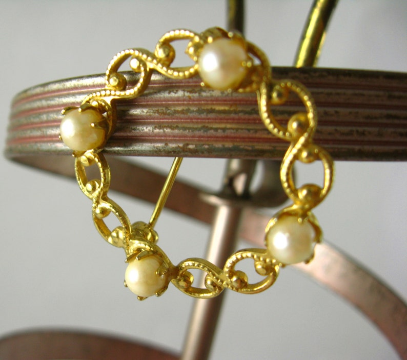 Set 9 Spille Con Perle Artificiali Per Donna - Doppia Testa Per Colletto, Cardigan E Abiti