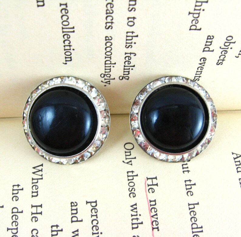 Black Earrings Evening Jewelry Little Black Dress Jewelry Etsy