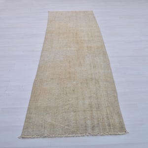 Oushak Runner Rug,3x9 Turkey Rug,Handmade Rug,3x9 Rug,Runner Rug,Neutral Rug,Kitchen Rug,3x9 Runner Rug,Turkish Runner Rug,Wool Runner Rug,