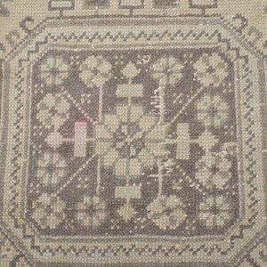 3x12 Turkish Oushak Runner Rug, Wool Entry Rug image 5