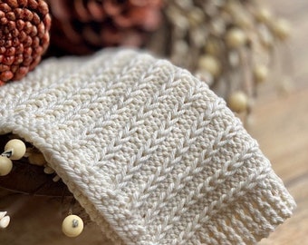 KNITTING PATTERN - Fields and Furrows Dishcloth, Knit Dishcloth Pattern, Knitted Dishcloth Pattern, Knit Washcloth Pattern