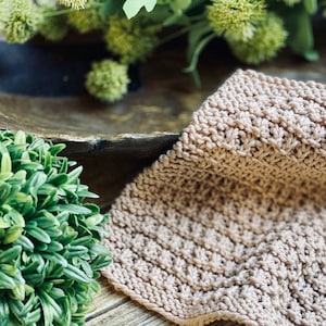 KNITTING PATTERN - All Squared Up Dishcloth, Knit Dishcloth Pattern, Knitted Dishcloth Pattern, Knit Washcloth Pattern