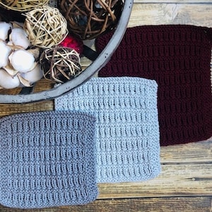 KNITTING PATTERN EBOOK, Dishcloth Diva Club eBook, Knit Dishcloth Pattern, Knitted Dishcloth Pattern, Knit Washcloth Pattern, Spa Cloth