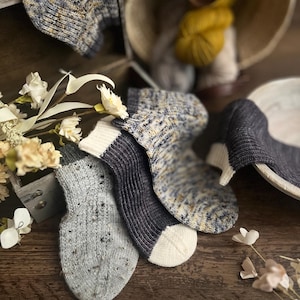 KNITTING PATTERN - The Everyday Sock Set,  Walk in the Woods Socks, The Peppermint Socks, Fun and Sun Socks