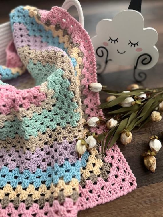 CROCHET PATTERN Granny Swaddler Baby Blanket, Baby Blanket Crochet  Pattern, Easy Crochet Baby Blanket Pattern, Crochet Blanket - Main Image