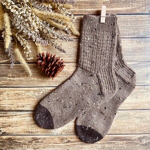 KNITTING PATTERN Walk in the Woods Socks Knitting Pattern, Knit Sock Pattern, Sock Pattern, Knitted Sock, Mens Sock Pattern, Easy Sock image 7