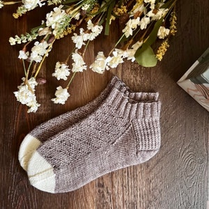 KNITTING PATTERN Come Out and Play Socks Knitting Pattern, Sock Pattern, Knitted Sock, Cuff Down Sock Pattern, Friend Gift image 6