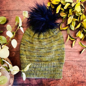 KNITTING PATTERN, Evergreen Hat Pattern, Knitting Pattern Hat, Hat Pattern, Easy Hat Pattern, Knit Beanie Pattern, Knitted Hat Pattern