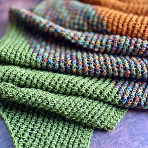 KNITTING PATTERN - The Harvest Shawl, Scarf Knitting Pattern, Shawl Pattern, Shawl Knitting Pattern