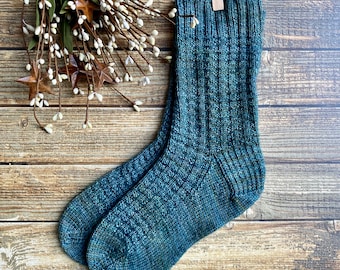 KNITTING PATTERN - Oh Hello Sock, Knit Sock Pattern, Sock Pattern, Knitted Sock