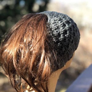 KNITTING PATTERN - Messy Hair Hat, Knit Hat Pattern, Knitted Hat, Knitted Hat Pattern