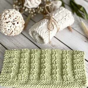 KNITTING PATTERN Barbed Wire Fence Dishcloth, Knit Dishcloth Pattern, Knitted Dishcloth Pattern, Knit Washcloth Pattern image 6