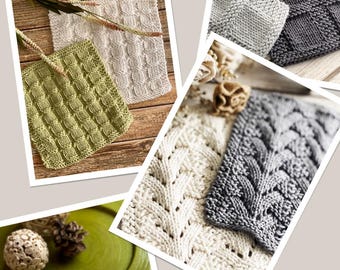 PACCHETTO DI MODELLI PER LAVORARE A MAGLIA - Bridgette, Hidden Squares, Glamour, Roll Out The Barrels, Keep it Straight-er Patterns, Lavorato a maglia, Pacchetto, Regalo per la mamma