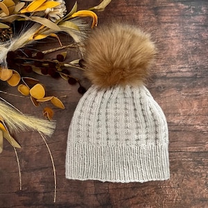 KNITTING PATTERN, The World is Your Oyster Hat Pattern, Knitting Pattern Hat, Hat Pattern, Easy Hat Pattern, Knit Beanie Pattern