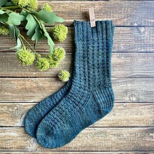 KNITTING PATTERN Oh Hello Sock, Knit Sock Pattern, Sock Pattern, Knitted Sock image 7