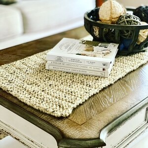 Table Runner Knitting Pattern, Knit On Designs