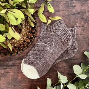 KNITTING PATTERN Come Out and Play Socks Knitting Pattern, Sock Pattern, Knitted Sock, Cuff Down Sock Pattern, Friend Gift image 2
