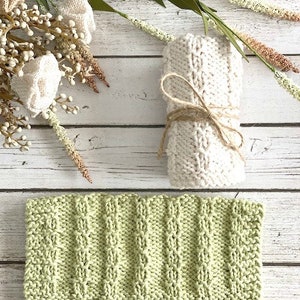 KNITTING PATTERN Barbed Wire Fence Dishcloth, Knit Dishcloth Pattern, Knitted Dishcloth Pattern, Knit Washcloth Pattern image 2