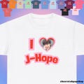 I Love J-Hope shirt, jhope shirt, jhope on the stage shirt, jhope tour shirt, jhope tee, jhope kpop world tour