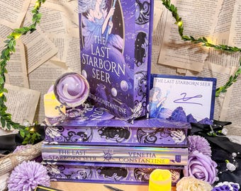 The Last Starborn Seer mit signiertem Exlibris UK Hardcover Custom Handbesprühte Buchkanten |