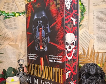 Daggermouth von H M Wolfe, britische Hardcover-Ausgabe, individuell handbesprühte Buchkanten |