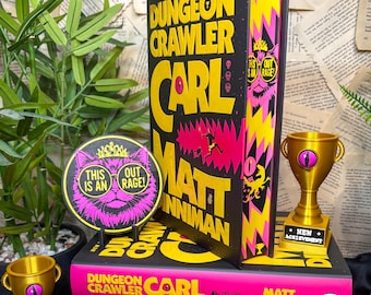 Dungeon Crawler Carl – Britisches Hardcover mit handbemalten Kanten – 3D-Buchdrucke