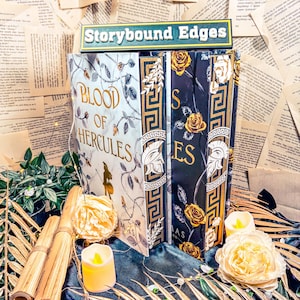 Blood of Hercules & Bonds of Hercules UK Hardcovers - Custom Sprayed Edge