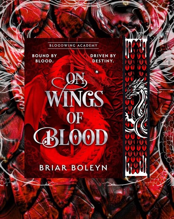 On Wings of Blood - Bloodwing Academy - Custom Hand Sprayed Edges