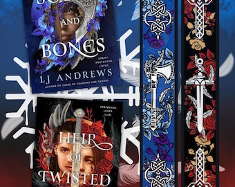 Broken Souls and Bones y Heir of Twisted Lies (Tapa dura) - Bordes pintados a mano con aerosol personalizado