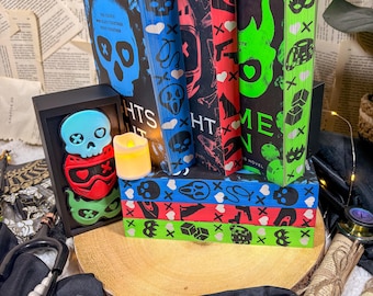 Lights Out, Caught Up, Game On Custom Sprayed Edges Paperbacks by Navessa Allen