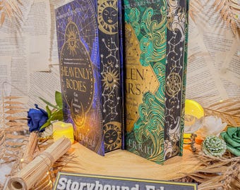 Himmelskörper und gefallene Sterne - Custom handgesprühte Kanten / Taschenbuch oder gebundene Ausgabe