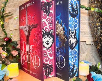 Die Wölfe des Verderbens – Direbound und Furybound – Gebundene Ausgabe (UK), handbemalte Kanten | Fantasy-Bücher