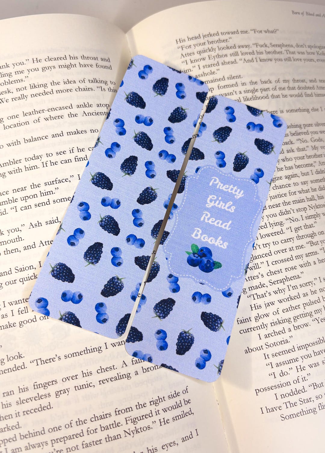 Cute Blueberry Themed Bookmark | Romance Bookmarks | Romance Lover ...