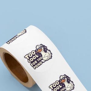 Pegatinas de pato, calcomanías de animales lindos, decoración adhesiva de pato, calcomanías pequeñas de vida silvestre, calcomanías de aves acuáticas para álbumes de recortes