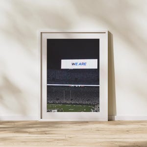 Penn State Nittany Lions Beaver Stadium Football Game &quot;We Are&quot; Digital Print Image Poster