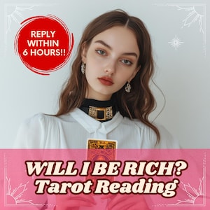 Will I Be Rich? Tarot Reading I SAME DAY Reading I Fast Delivery Tarot Reading I Future Reading I Tarot Cards Reading I Detailed Money Tarot