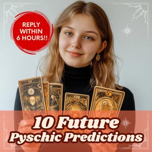 10 Lecturas de Tarot Futuras I Lecturas de Futuro I Lecturas el mismo día I Lecturas con Entrega Rápida I Lecturas Psíquicas I Lecturas de Cartas del Tarot