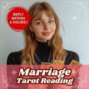 Huwelijk tarot lezing I SAME DAY lezing I Snelle levering lezing I Huwelijk lezing I Paranormale lezing I Tarot lezing I Gedetailleerde tarot
