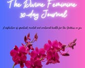 The Divine Feminine 30-Day Journal | Affirmations, Manifestation, Shadow Work, Self-Love | Fillable PDF | Digital Download