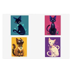 Schmuck Katzen Aufkleber Seiten|Tierliebhaber,katzenaufkleber,katzenliebhaber
