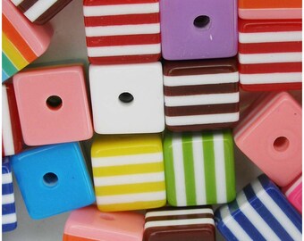 0560 3 Colors 1.5mm hole 80pcs Two-Tone AB OVAL Acrylic Plastic Beads 10mm